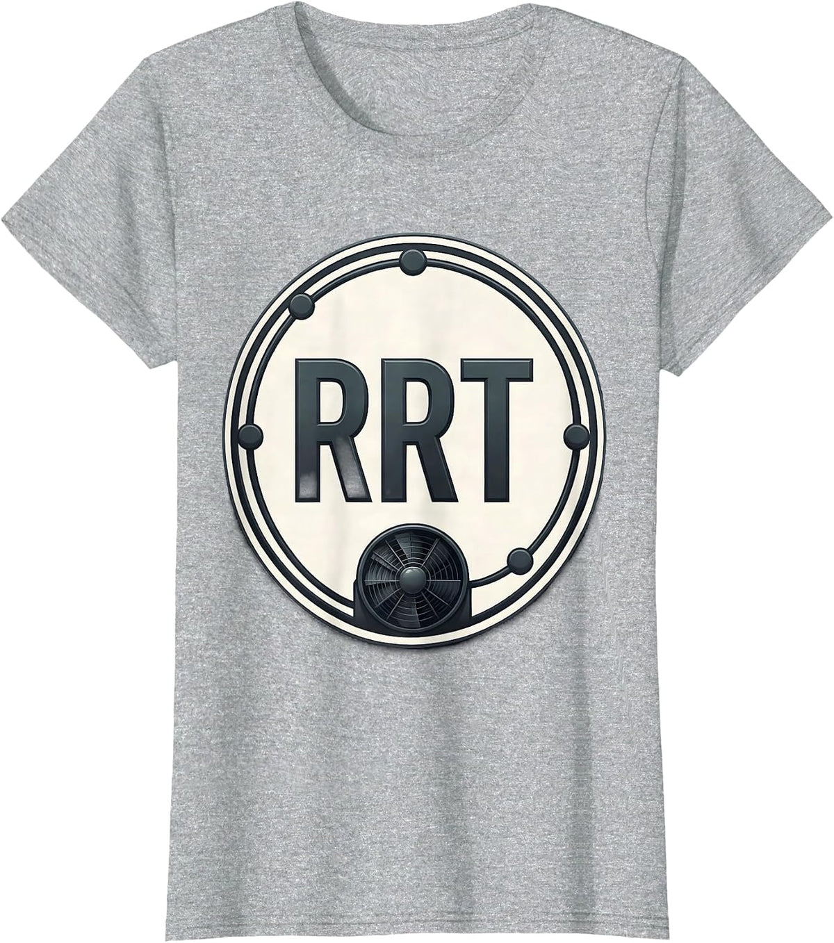 Women's RRT Respiratory Therapist RT Professional Pride T-Shirt - Heather Grey