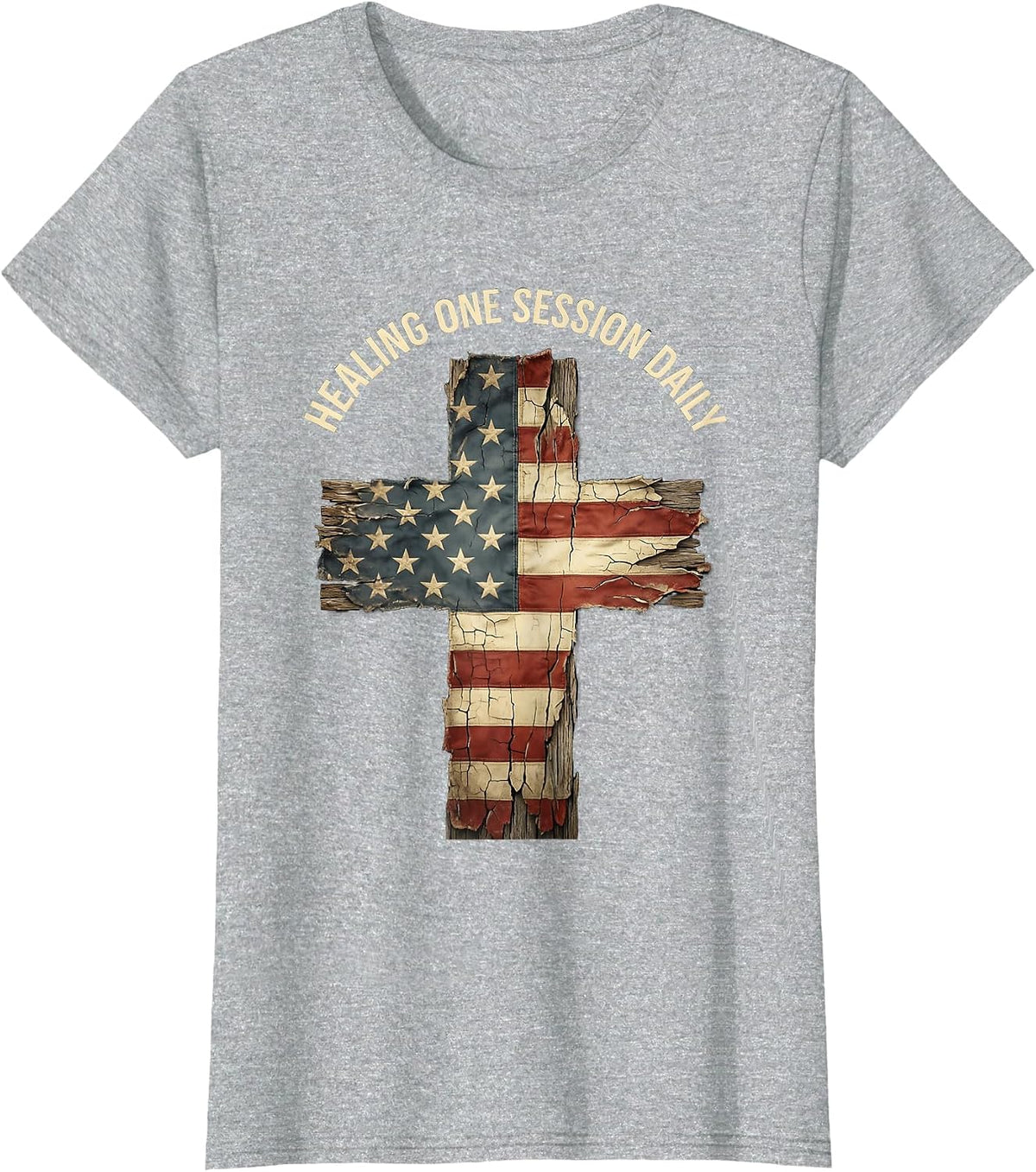 Healing One Session Daily Counselor Design T-Shirt - Heather Grey