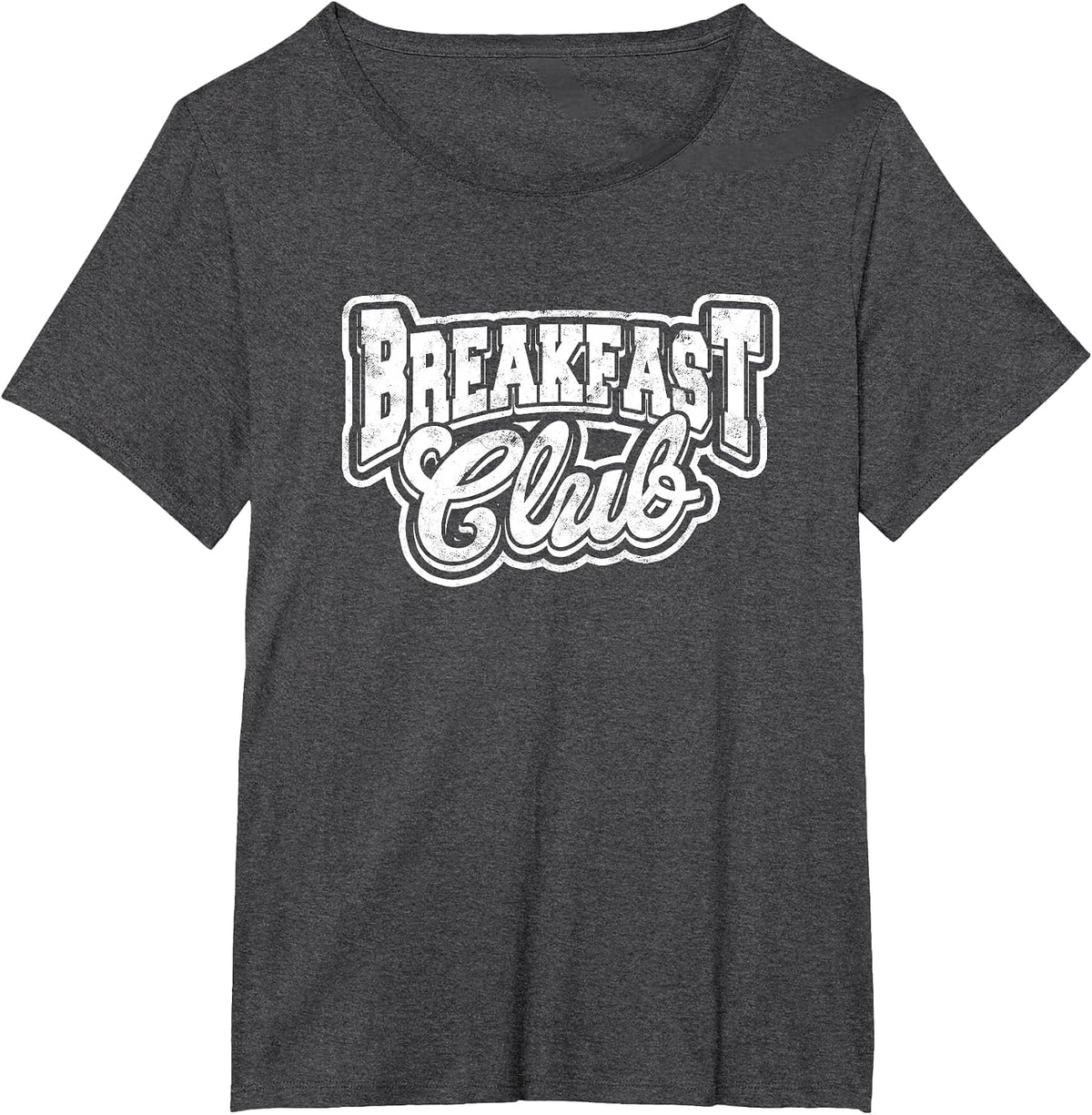 Breakfast Club - Coffee Lover and Foodie Breakfast T-Shirt - Dark Heather Grey