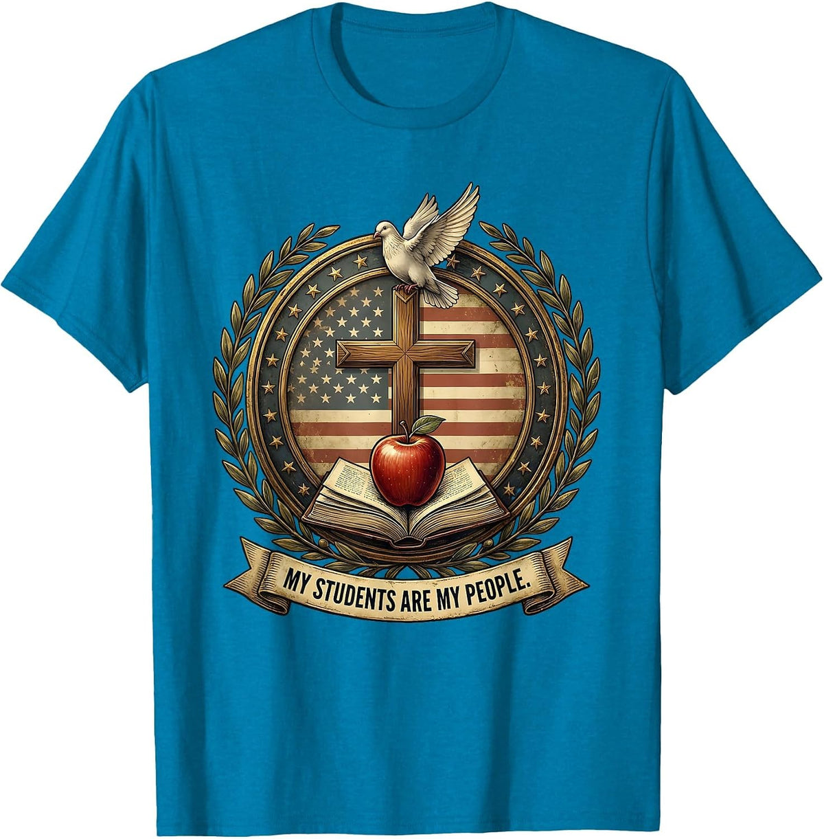 My Students Are My People 3rd Grade Teacher T-Shirt - Sapphire Blue