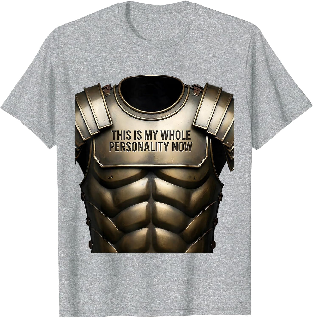 Men's This Is My Whole Personality Now Ancient Rome SPQR Latin T-Shirt - Heather Grey