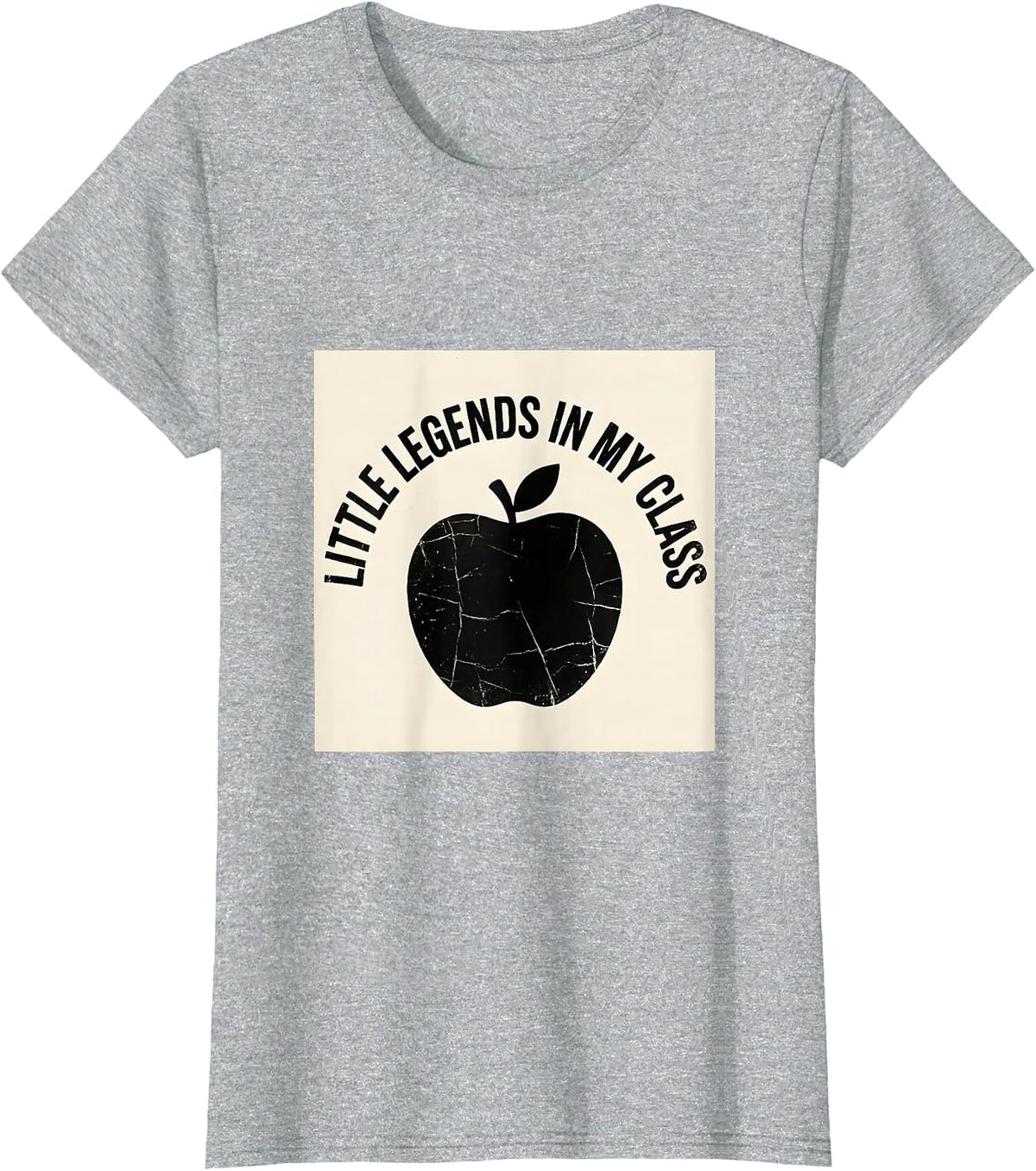 Little Legends In My Class 1st Grade Teacher T-Shirt - Heather Grey