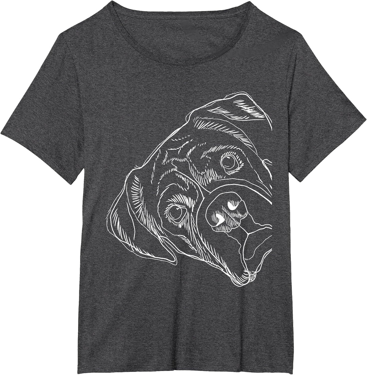 Funny Dog German Boxer T-Shirt - Dark Heather Grey