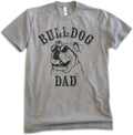 EVERTREE CLOTHING English Bulldog Dad T-Shirt, Unisex Men's Shirt, English Bulldog Owner, Cool Dog Dad Gift - Dark Heather