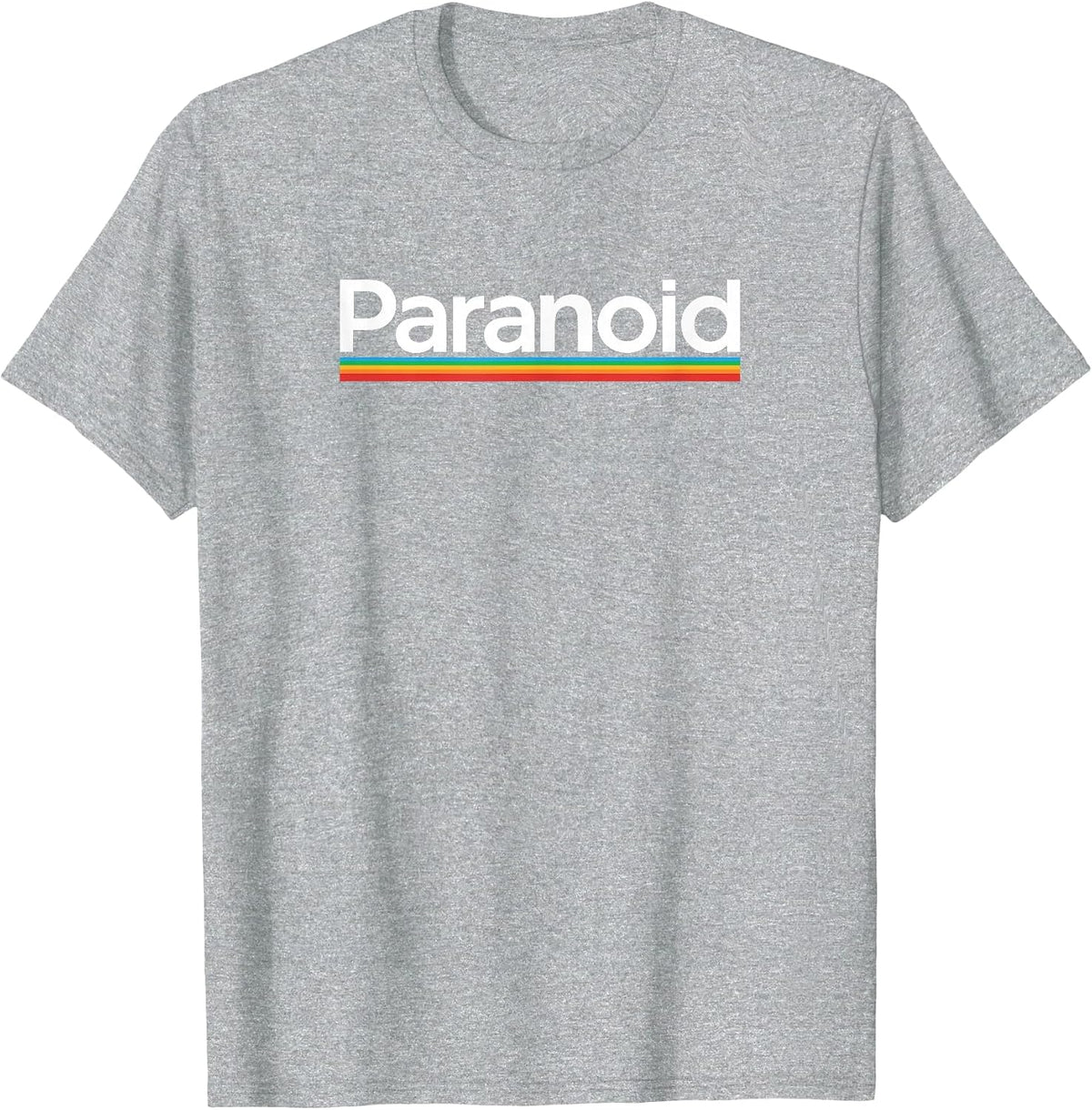 Paranoid Photography Vaporwave Aesthetic Streetwear Vintage T-Shirt - Heather Grey