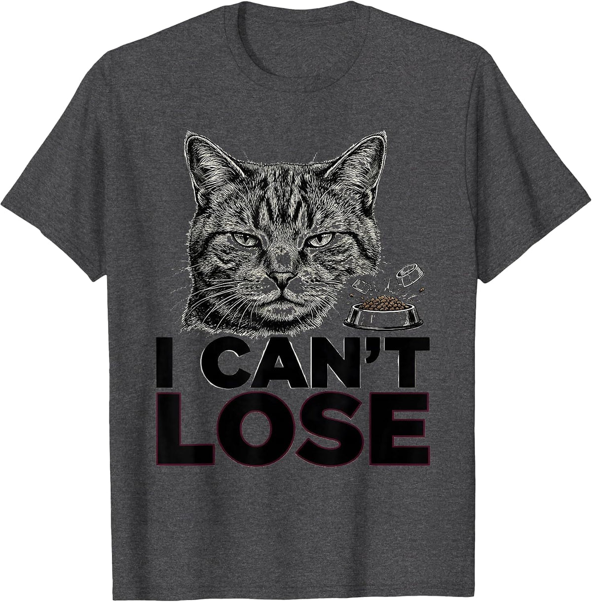 I Can't Lose Funny Gay Pride Cat Meme Bootleg Humor T-Shirt - Dark Heather Grey