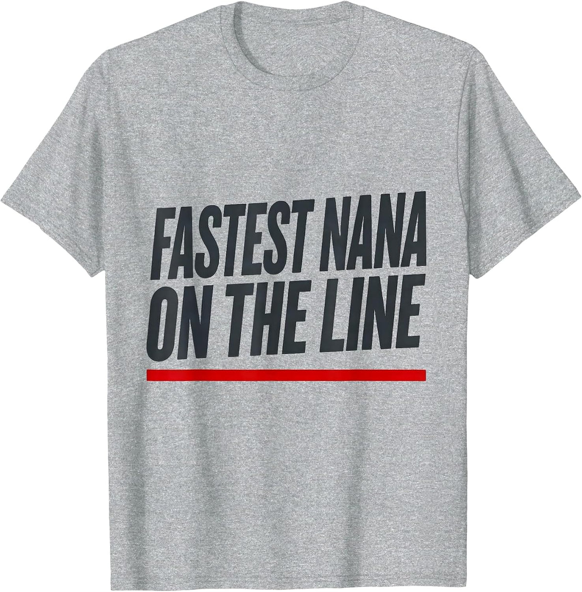 Men's Fastest Nana On The Line Patriotic RC Car Racing Hobbyist T-Shirt - Heather Grey