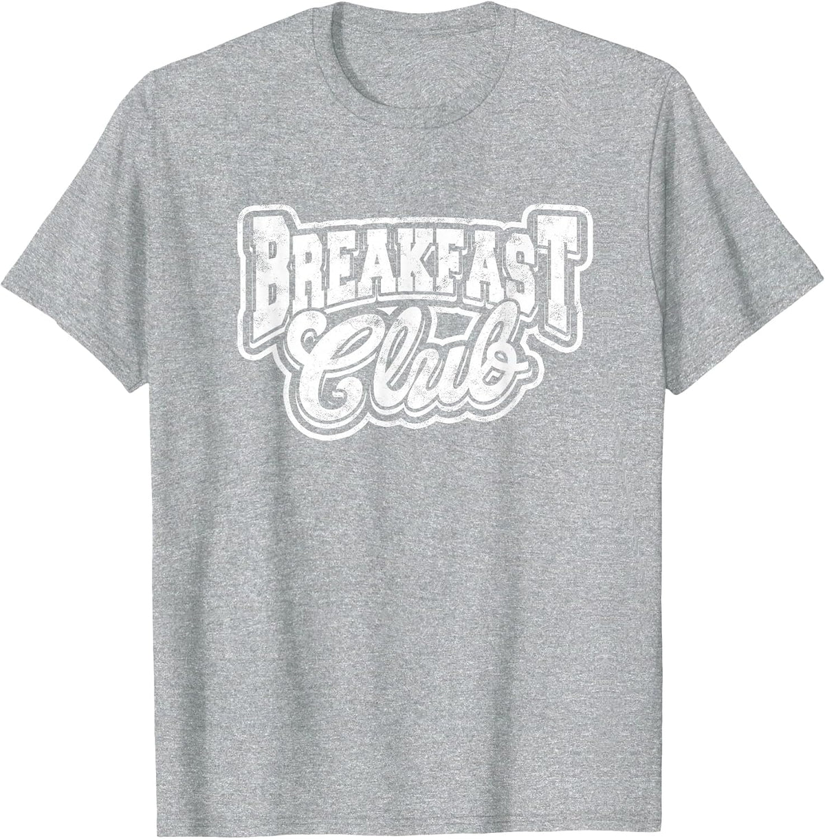 Breakfast Club - Coffee Lover and Foodie Breakfast T-Shirt - Heather Grey