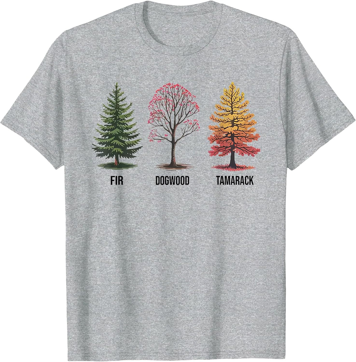 Fir Dogwood Tamarack T-Shirt - Heather Grey