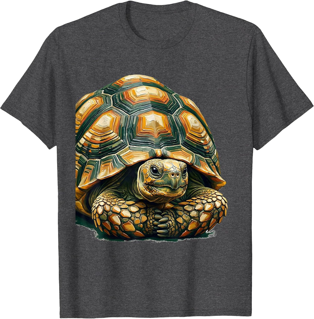Tortoise Lover Gift Funny Pet Owner Humor T-Shirt - Dark Heather Grey