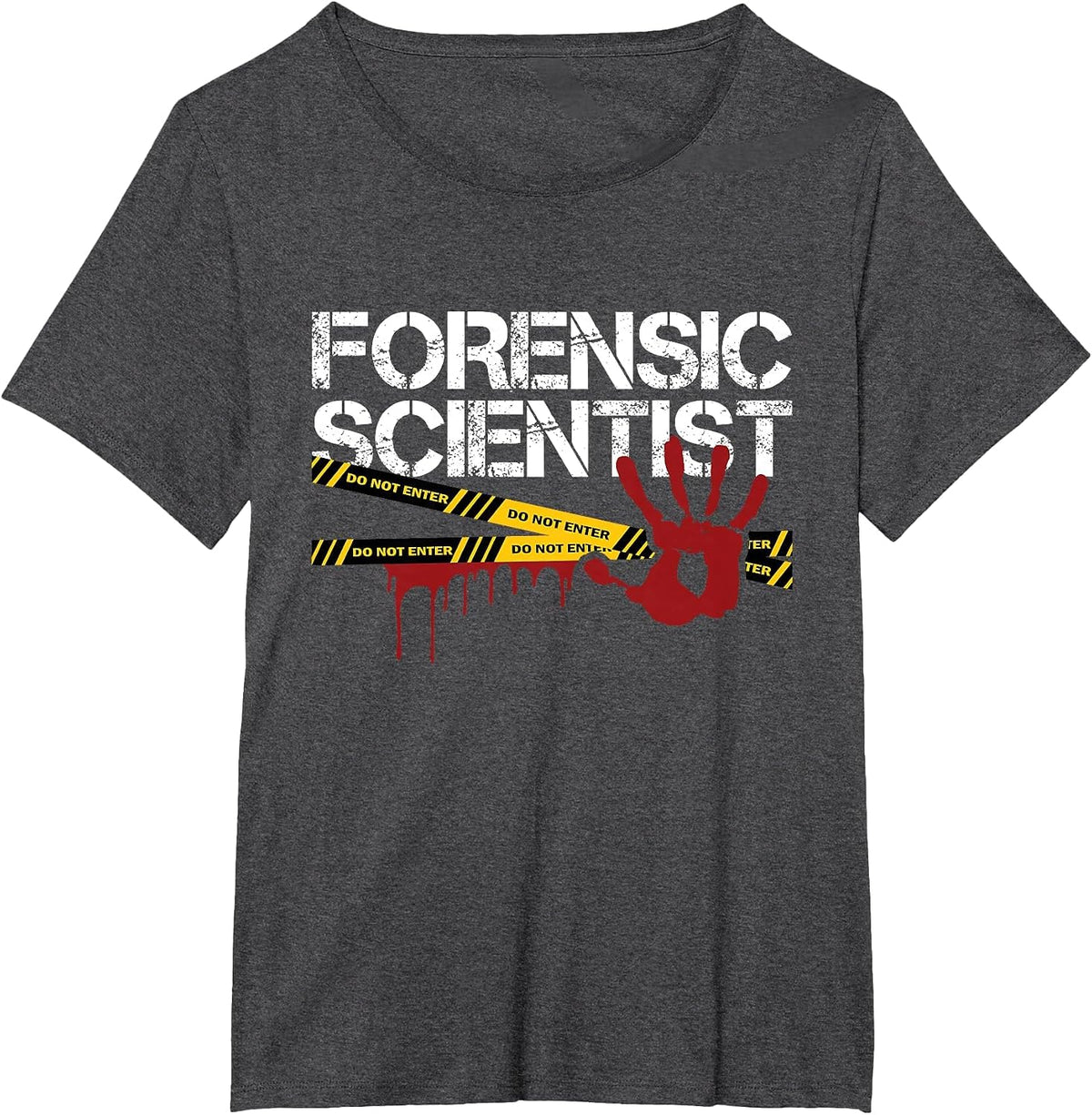 Forensic Scientist - Forensic Science Forensics Criminology T-Shirt - Dark Heather Grey