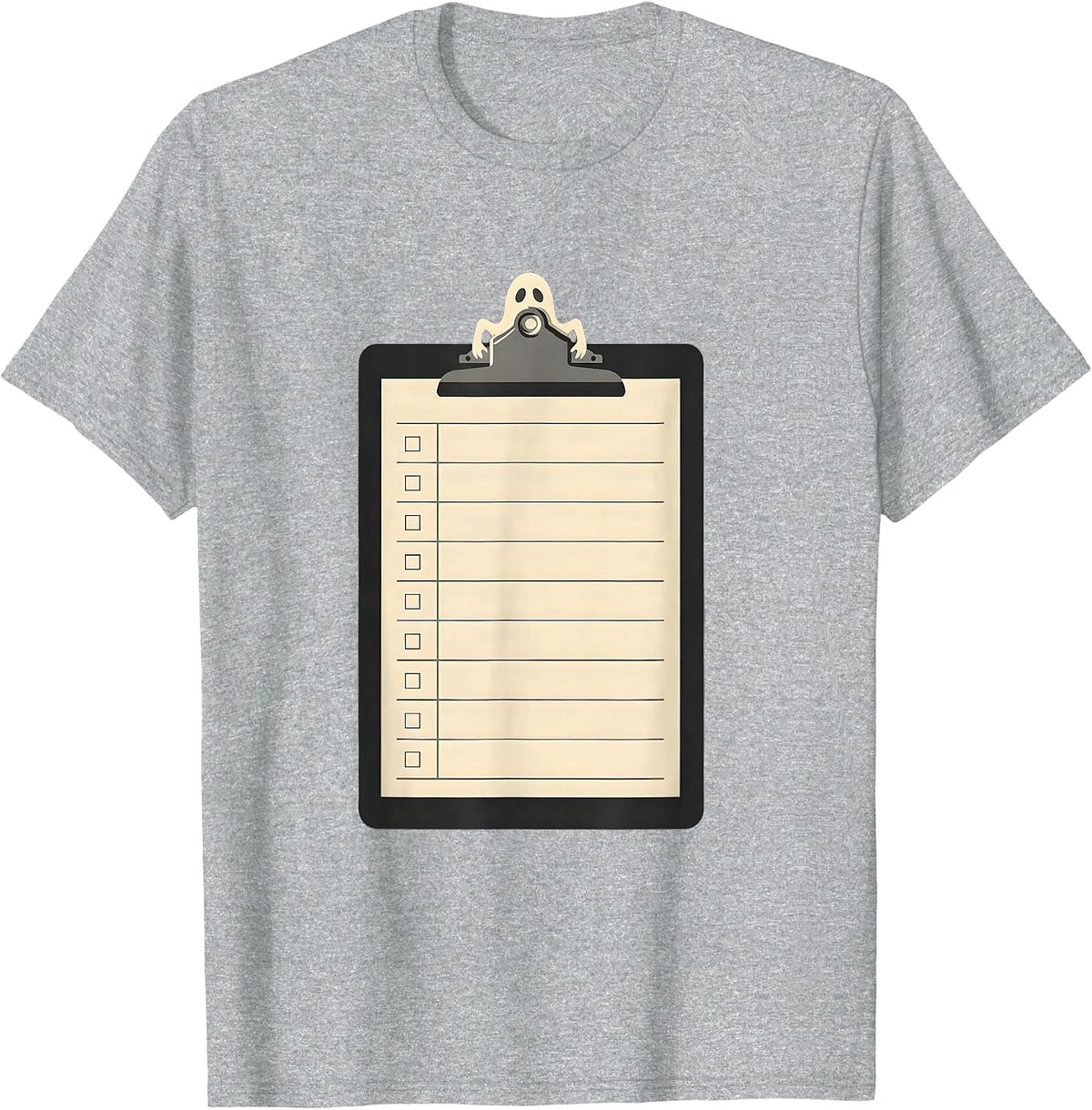 Men's Paraprofessional Ghost Halloween Para Normal Activities T-Shirt - Heather Grey