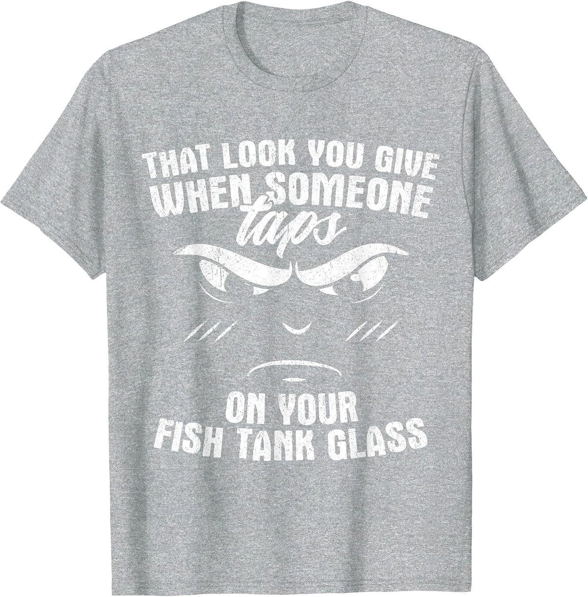 Funny Aquarist Fish Tank Design Aquarium Fishkeeper T-Shirt - Heather Grey