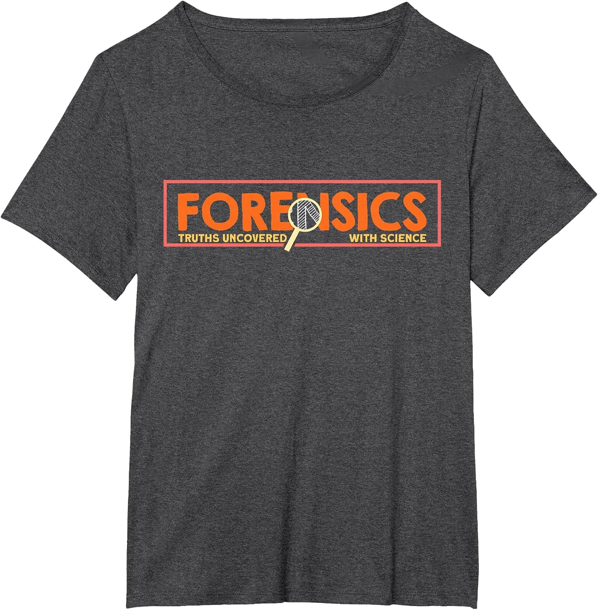 Forensic Scientist Truth uncovered with Science T-Shirt - Dark Heather Grey