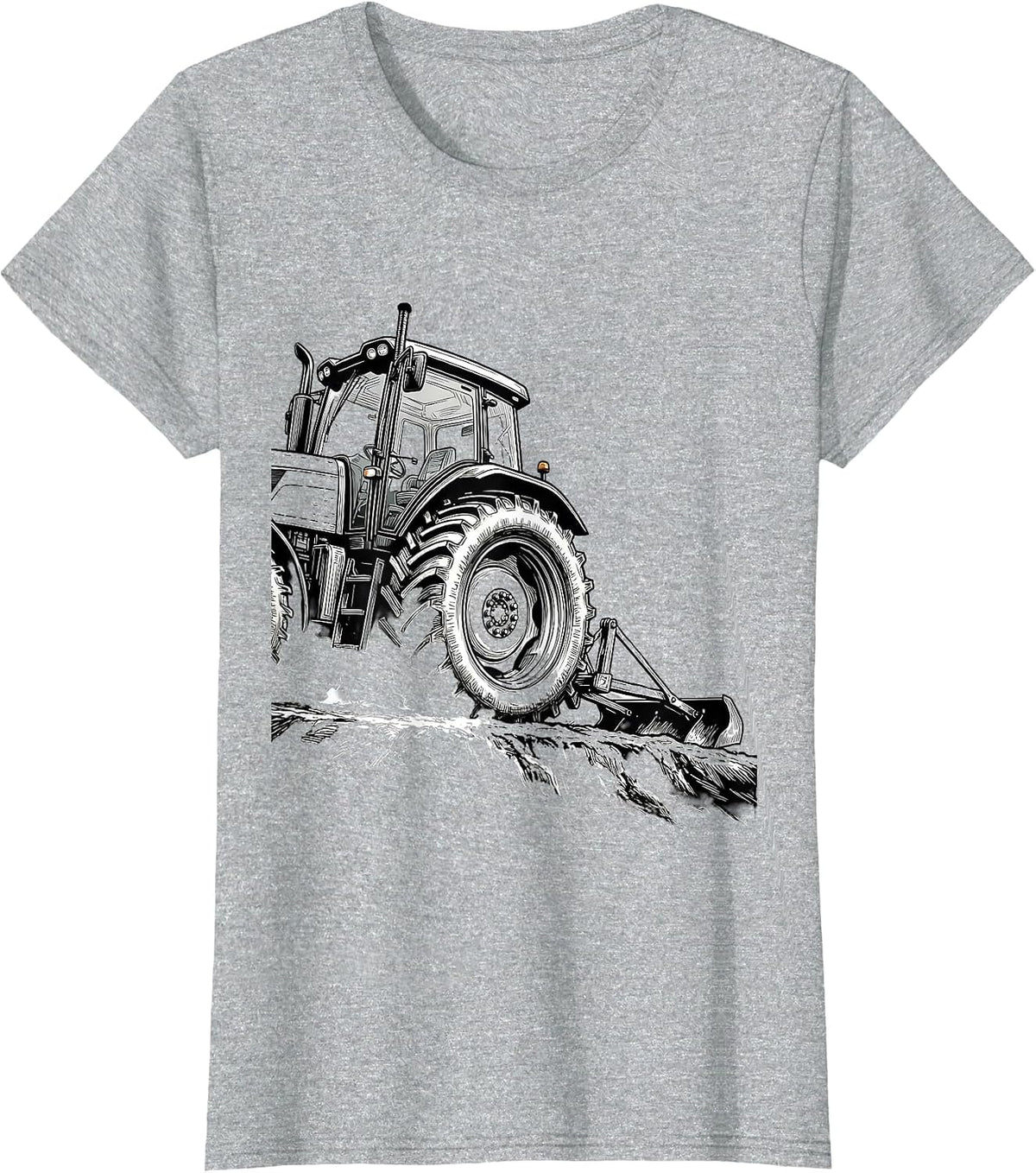 Tractor Farmer Humor Farm Life Gift T-Shirt - Heather Grey