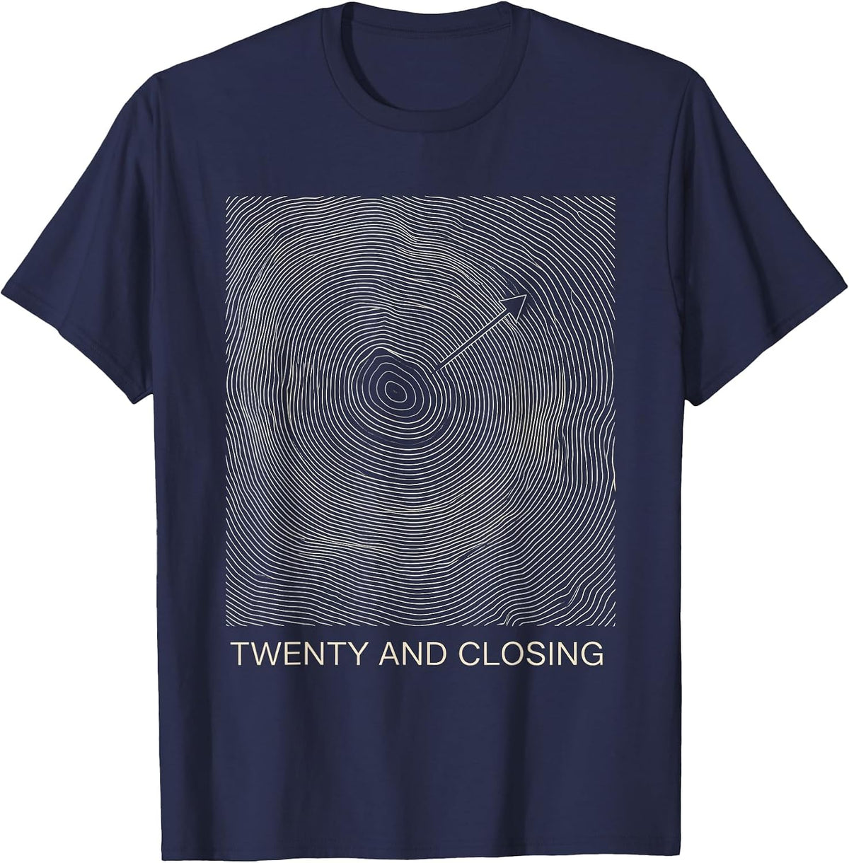 Twenty And Closing Archery Bowhunting Deer Hunter Pride T-Shirt - Navy Blue