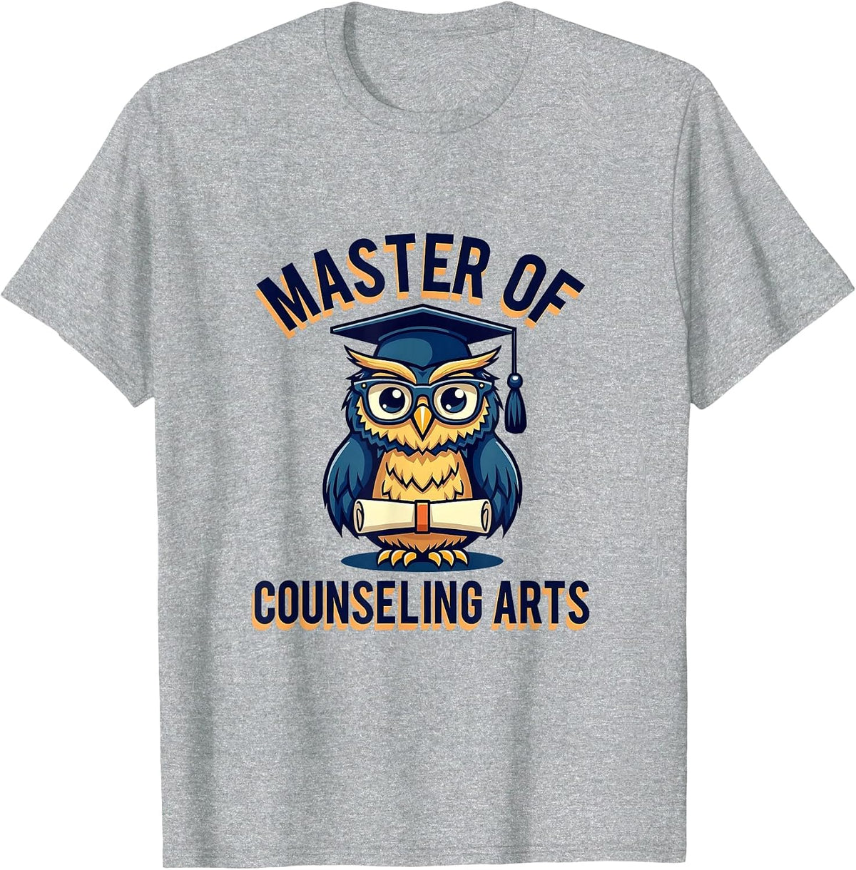 Master of Counseling Arts Design T-Shirt - Heather Grey