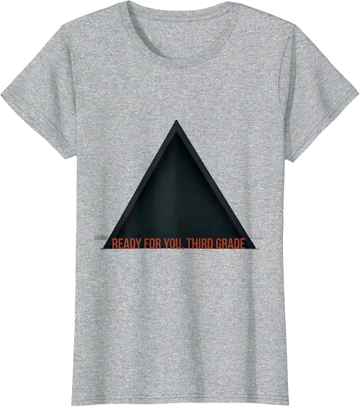 Ready For You Third Grade Minimalist Back To School Teacher T-Shirt - Heather Grey