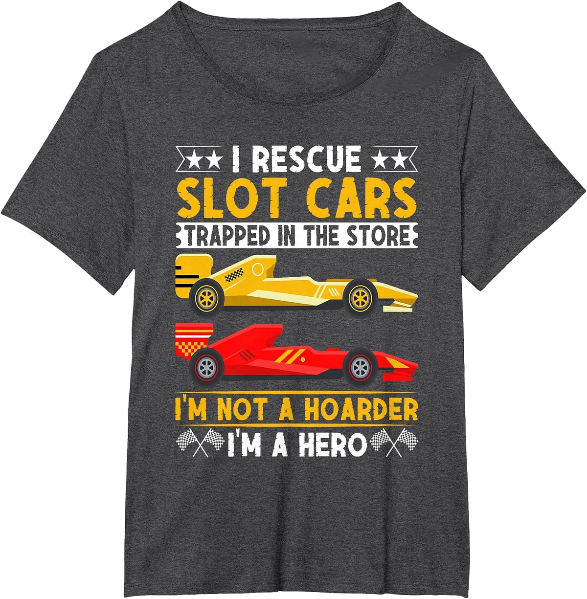 Slot Car Customizing Slotcars & Slot Car Racing Racer T-Shirt - Dark Heather Grey