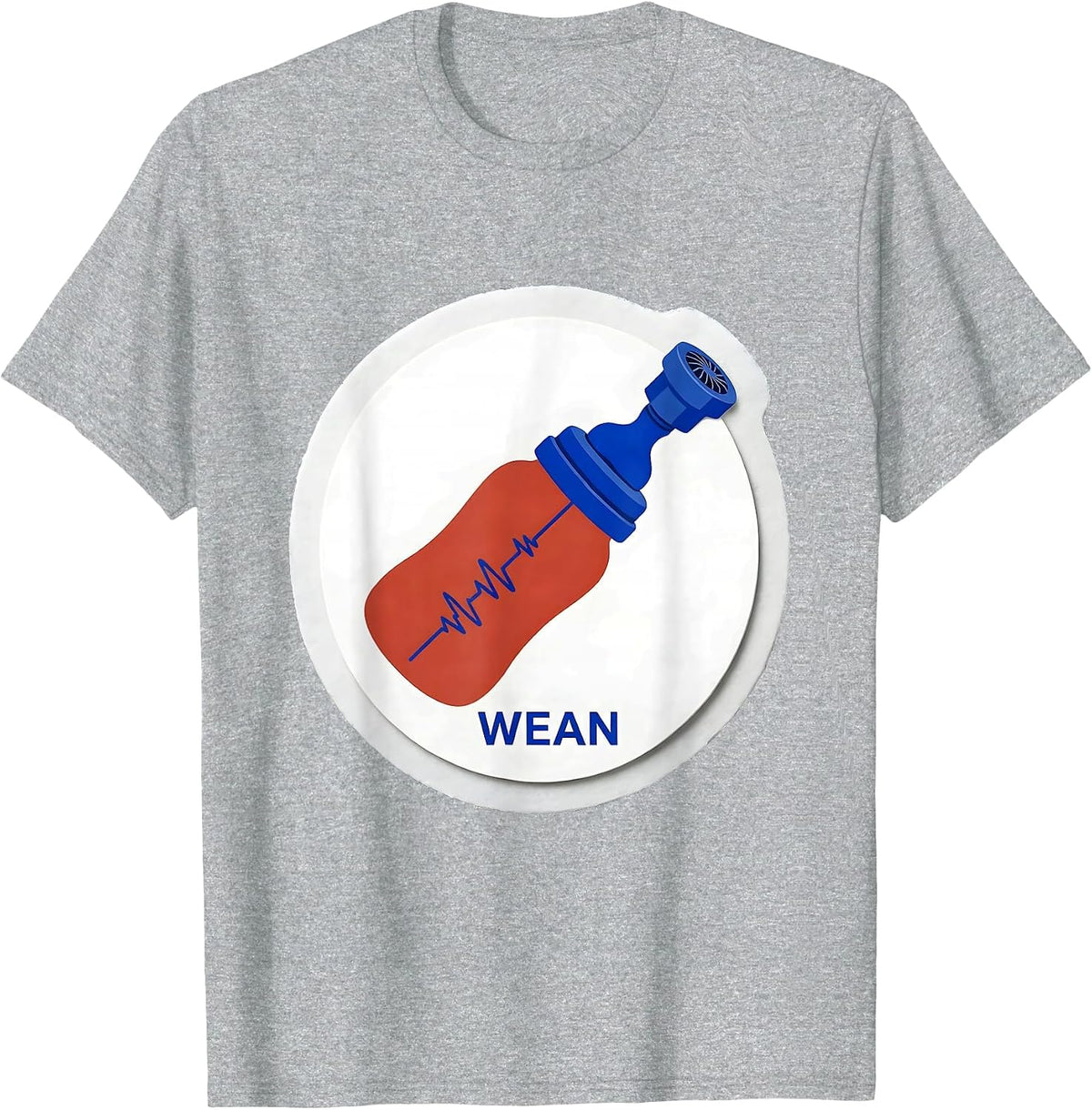 Men's Wean Respiratory Therapist RT Lung Care Professional Pride T-Shirt - Heather Grey