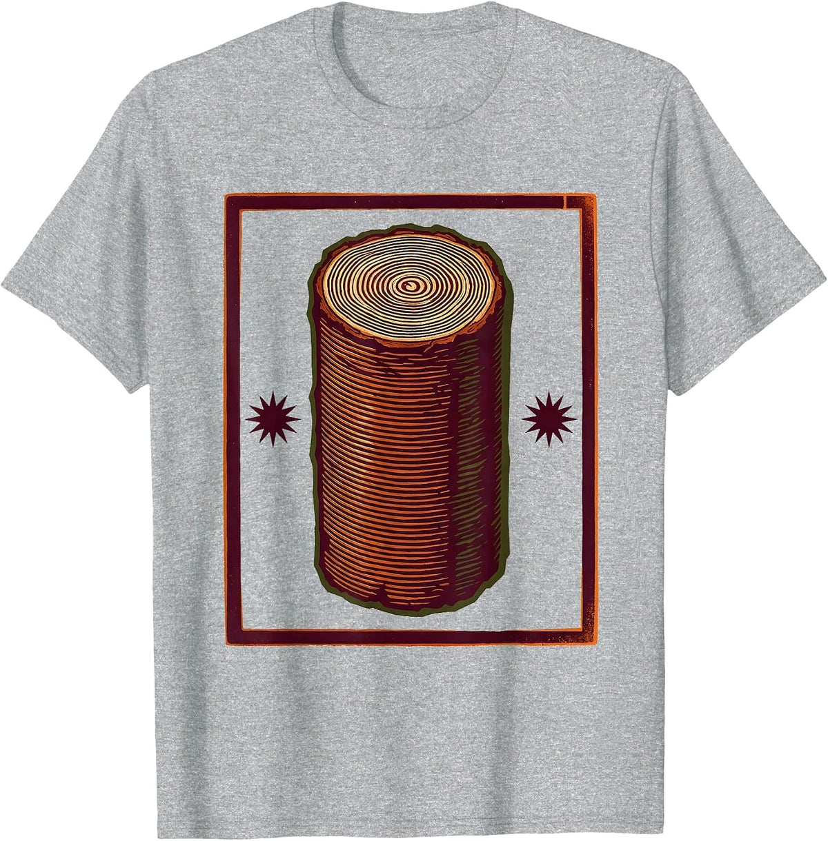 Men's Cranberry Log Canned Sauce Funny Thanksgiving Food T-Shirt - Heather Grey
