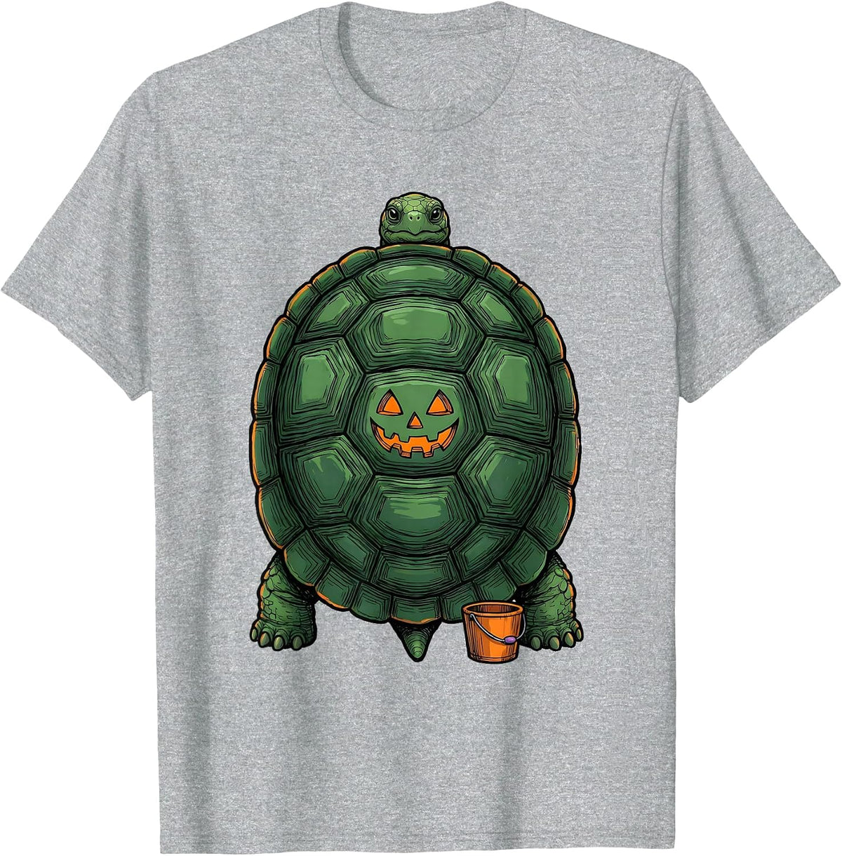 Men's Domed Tortoise Shell Halloween Costume T-Shirt - Heather Grey