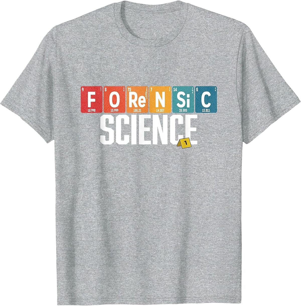 Forensic Science Week Crime Lab Scientist Chemistry T-Shirt - Heather Grey