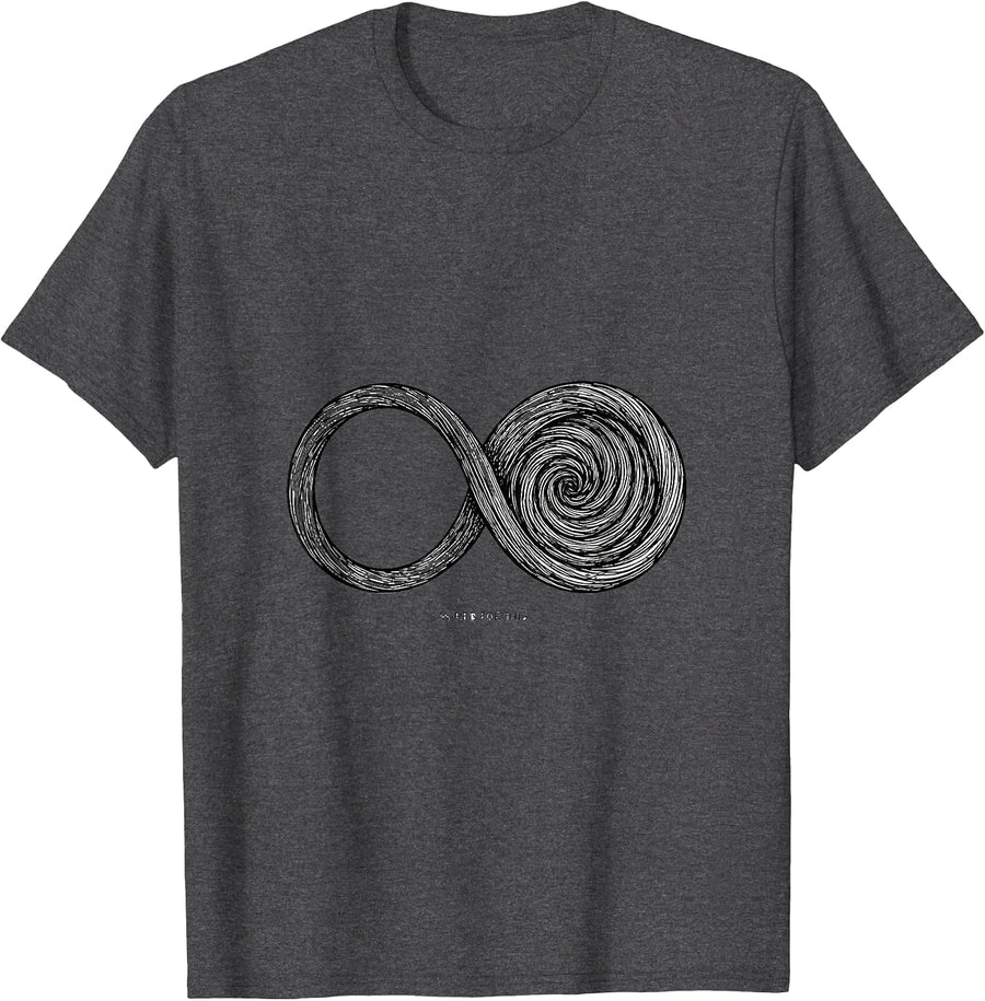 Men's Wired For This Line Art Autism ADHD Neurodiversity Awareness T-Shirt - Dark Heather Grey