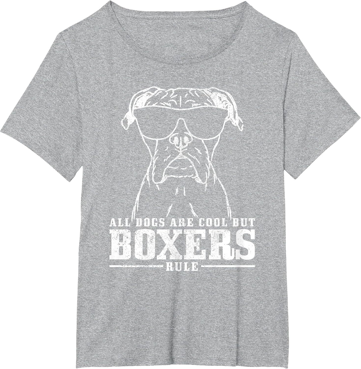 Boxer Saying Funny Dog Boxer T-Shirt - Heather Grey