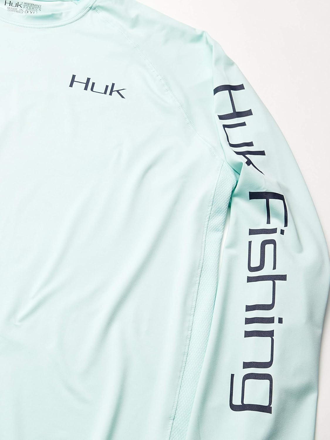 Huk Men's Pursuit Bill Fish Art Slam | Long Sleeve Performance Fishing Shirt With +30 UPF Sun Protection - size chart