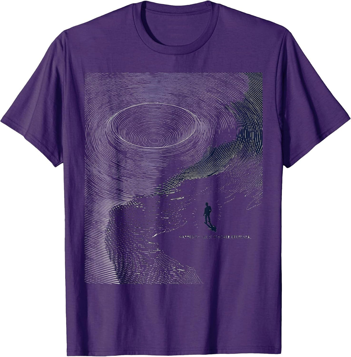 Mapped The Low It Never Deepened Storm Chaser Meteorology T-Shirt - Purple
