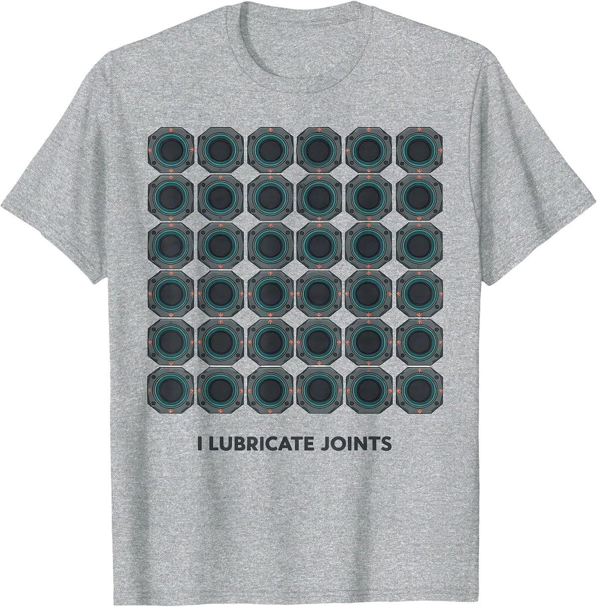 Men's I Lubricate Joints Funny Plumber Pipefitter Steamfitter Gift T-Shirt - Heather Grey