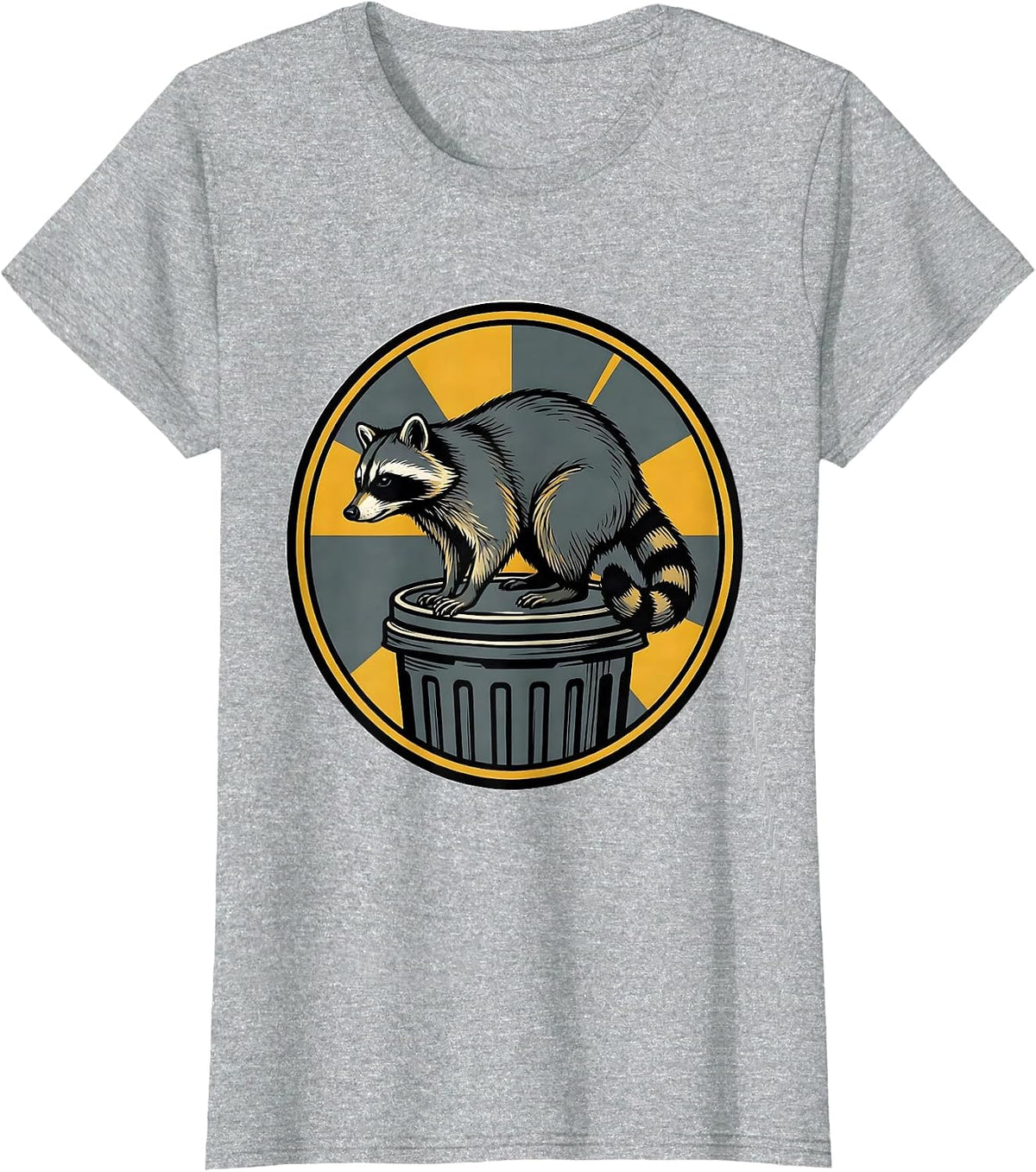Jimothy Raccoon Funny Viral Meme Trash Panda Wildlife T-Shirt - Heather Grey