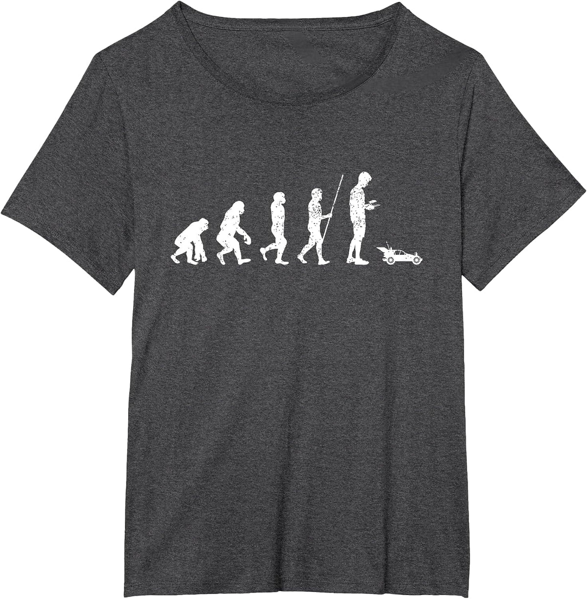 Cool Rc Trucks and Cars Drivers Funny RC Car Racing Racer T-Shirt - Dark Heather Grey