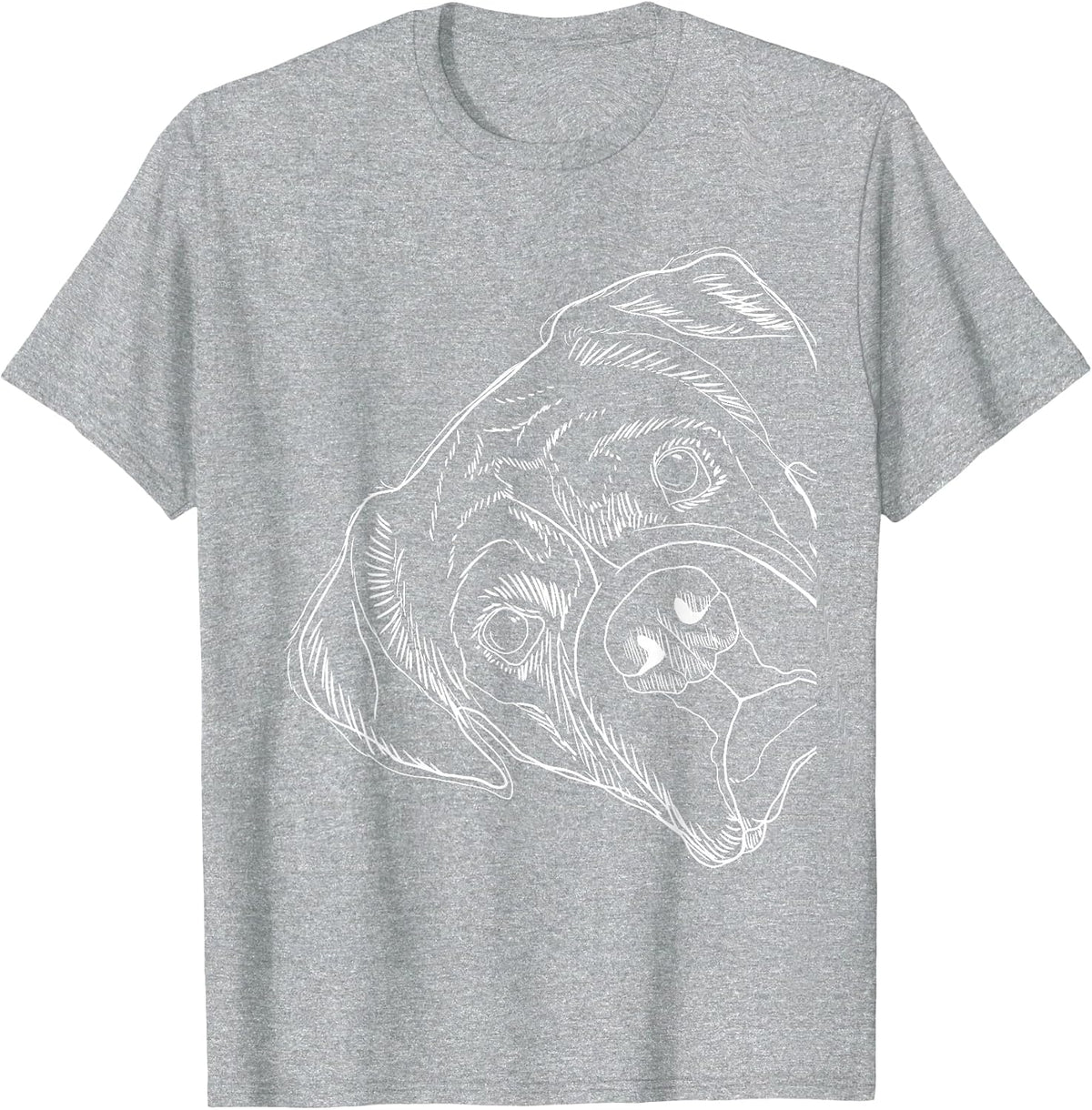 Funny Dog German Boxer T-Shirt - Heather Grey
