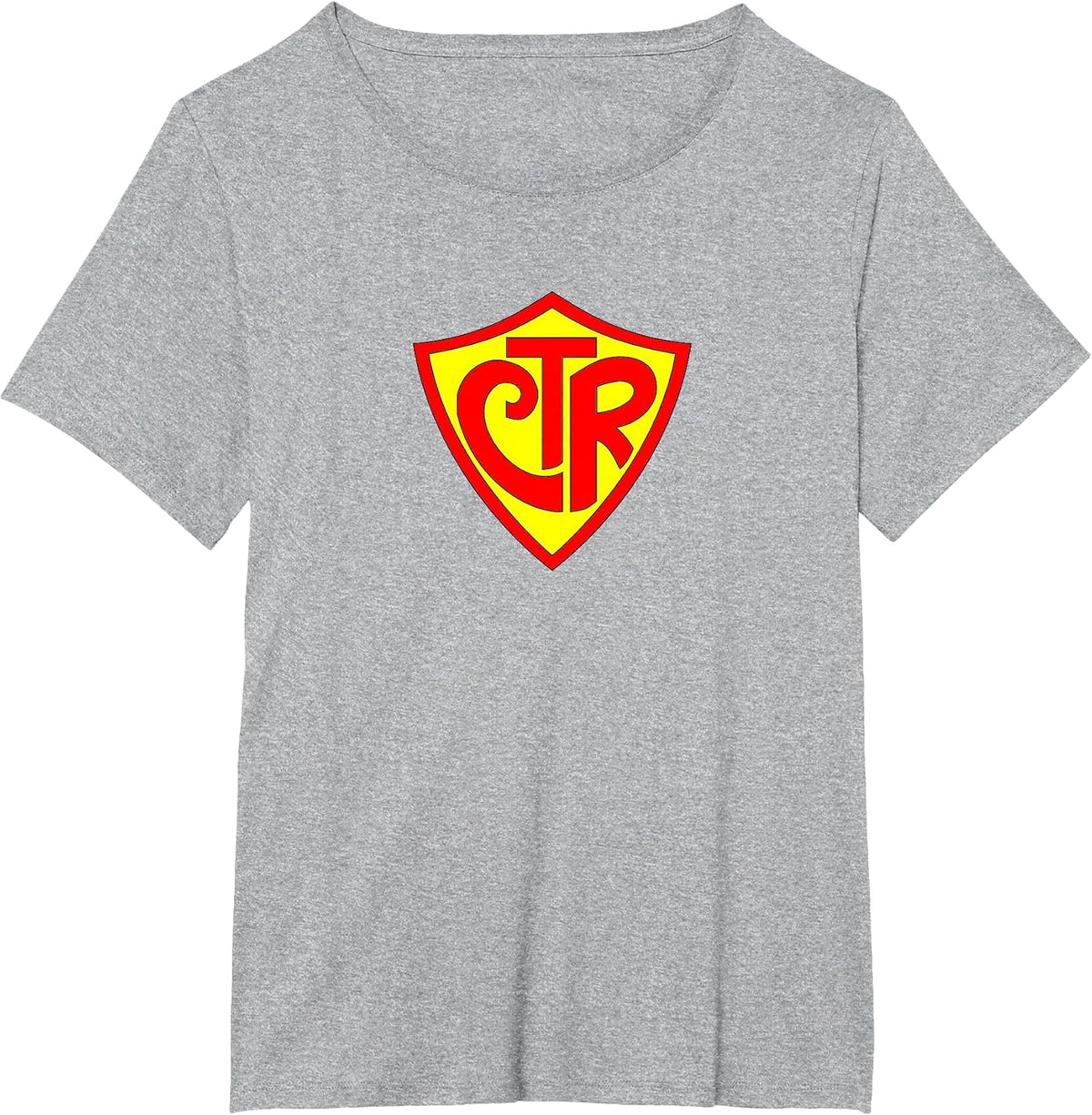 Super CTR Logo Fun Latter Day Saint T-Shirt - Heather Grey