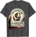 Men's Cavy Specimen Card: Wheek Ears, Hay Tummy Funny T-Shirt - Dark Heather Grey