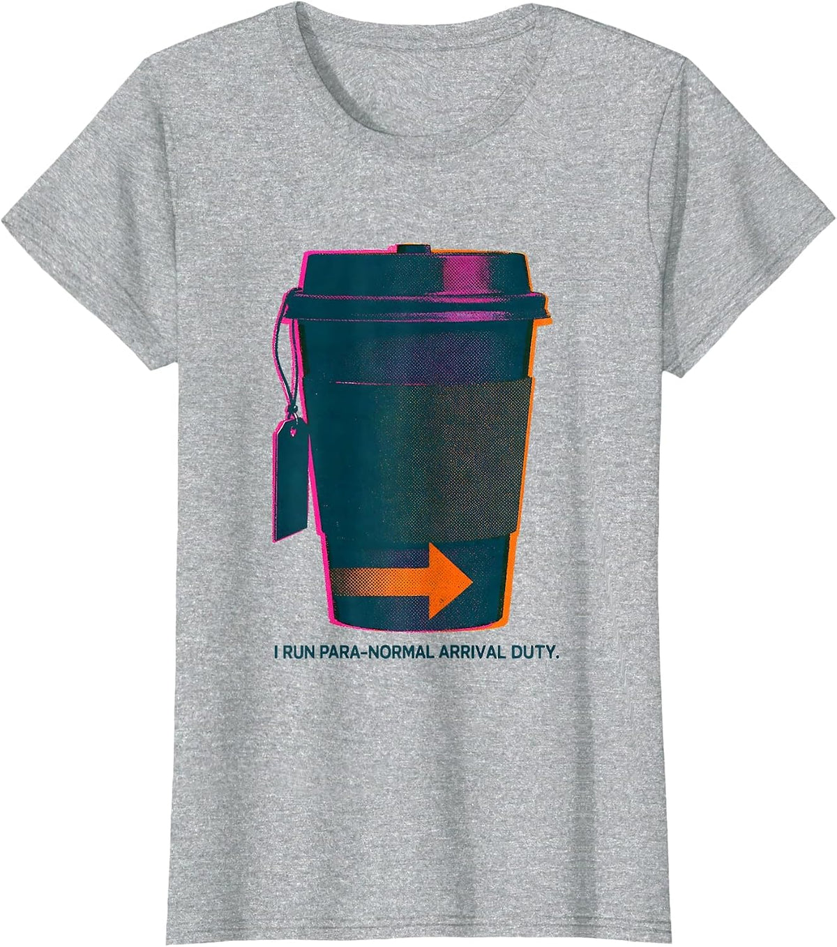 I Run Para-Normal Arrival Duty Funny Paraprofessional Para T-Shirt - Heather Grey