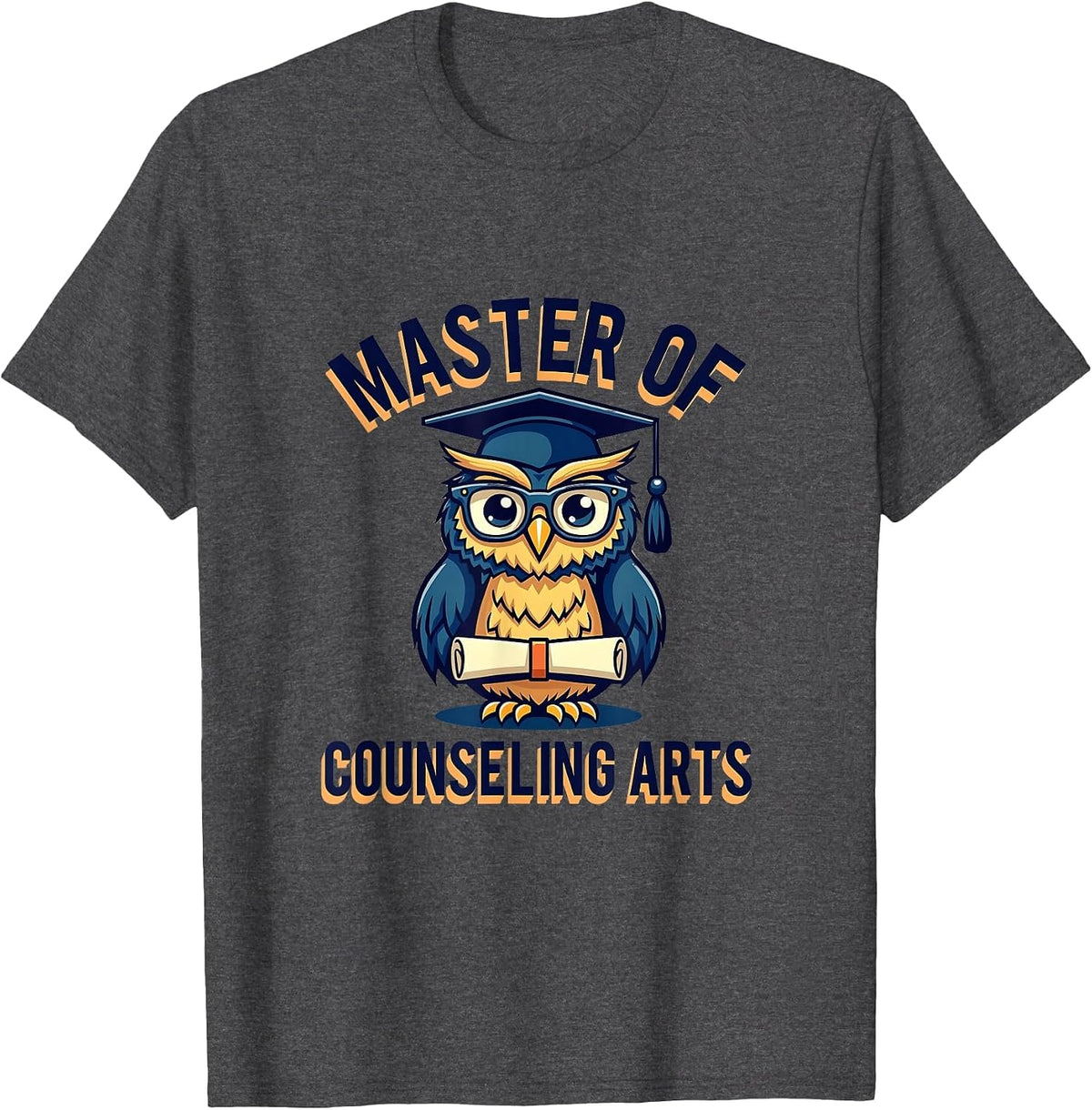 Master of Counseling Arts Design T-Shirt - Dark Heather Grey