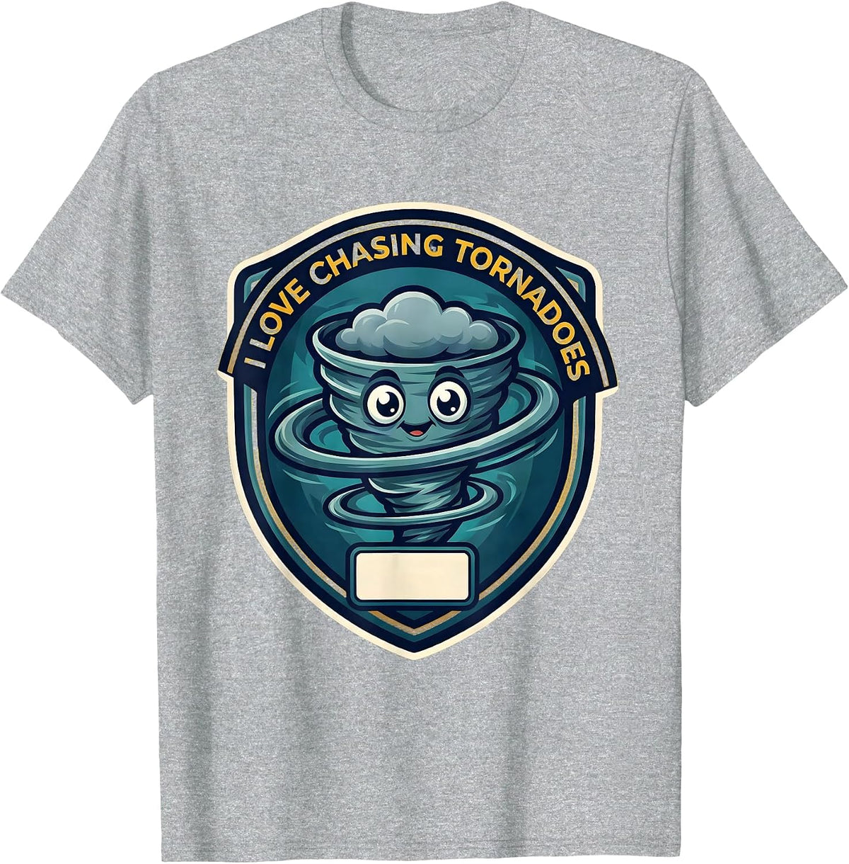 Men's I Love Chasing Tornadoes Funny Storm Chaser Meteorology T-Shirt - Heather Grey