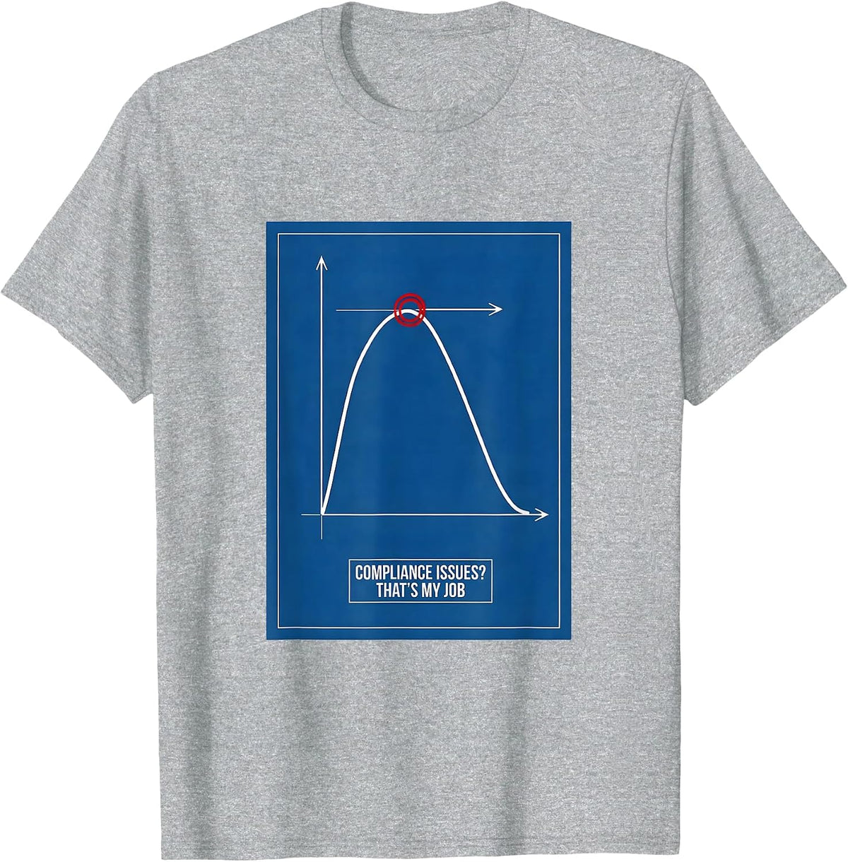 Men's Compliance Issues? That's My Job Respiratory Therapist RT T-Shirt - Heather Grey