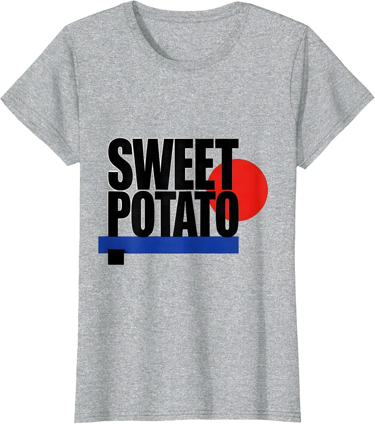 Sweet Potato Funny Grouchy Potato Couple Thanksgiving Humor T-Shirt - Heather Grey