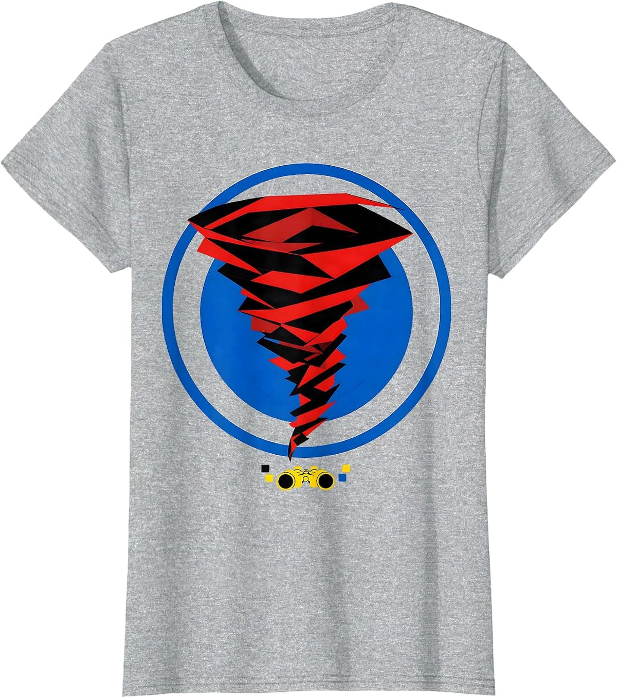 Tornado Radar Storm Chaser Meteorology Humor T-Shirt - Heather Grey