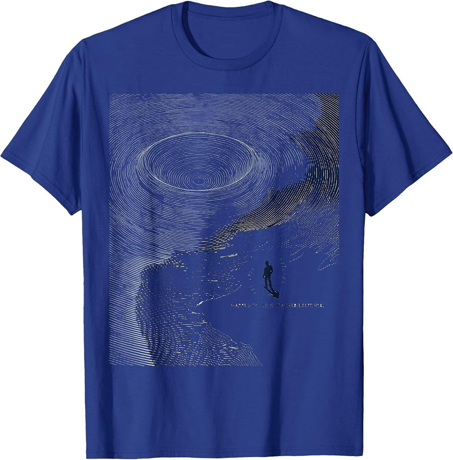 Mapped The Low It Never Deepened Storm Chaser Meteorology T-Shirt - Royal Blue