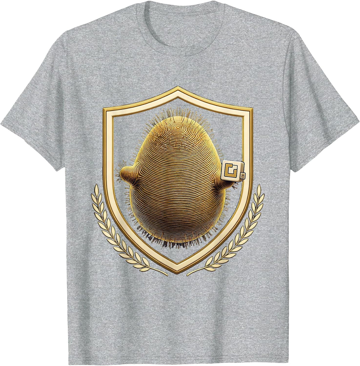 Men's Periodic Table Giant Taste Bud Science Humor T-Shirt - Heather Grey