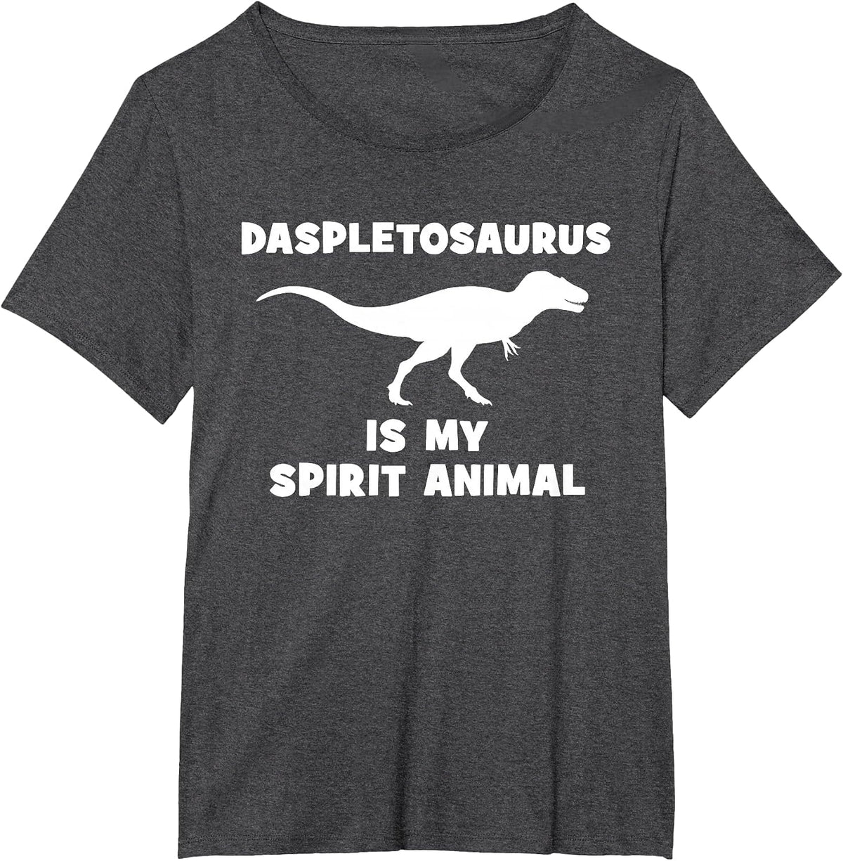 Daspletosaurus Dinosaur T-Shirt - Dark Heather Grey
