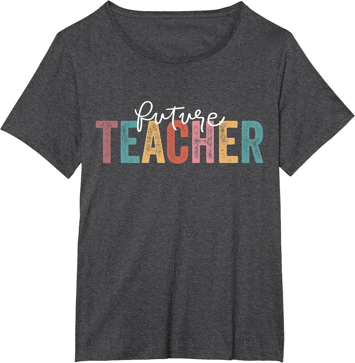 Future Teacher Student Teaching School Teacher in Progress T-Shirt - Dark Heather Grey