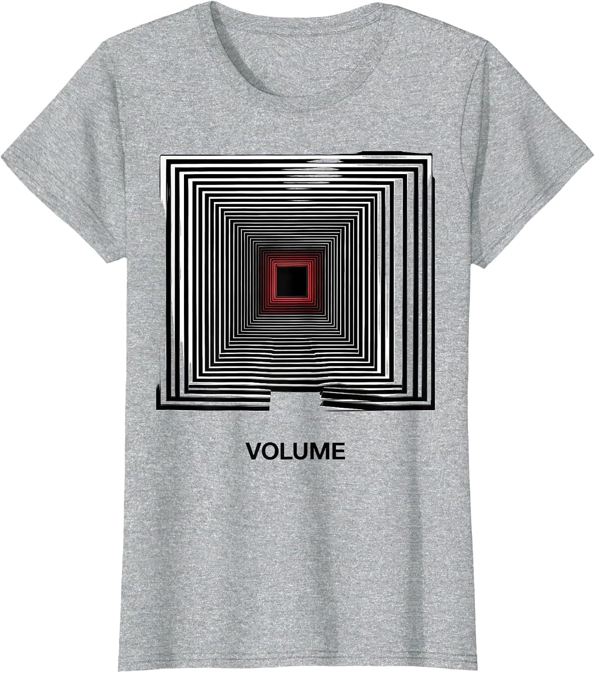 Women's Volume Geometric Respiratory Therapist RT Occupational Pride T-Shirt - Heather Grey