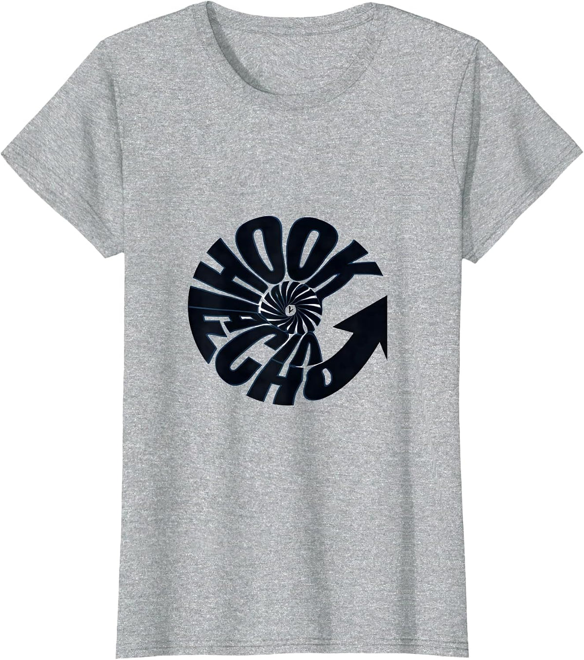 Hook Echo Funny Storm Chaser Tornado Meteorology Enthusiast T-Shirt - Heather Grey