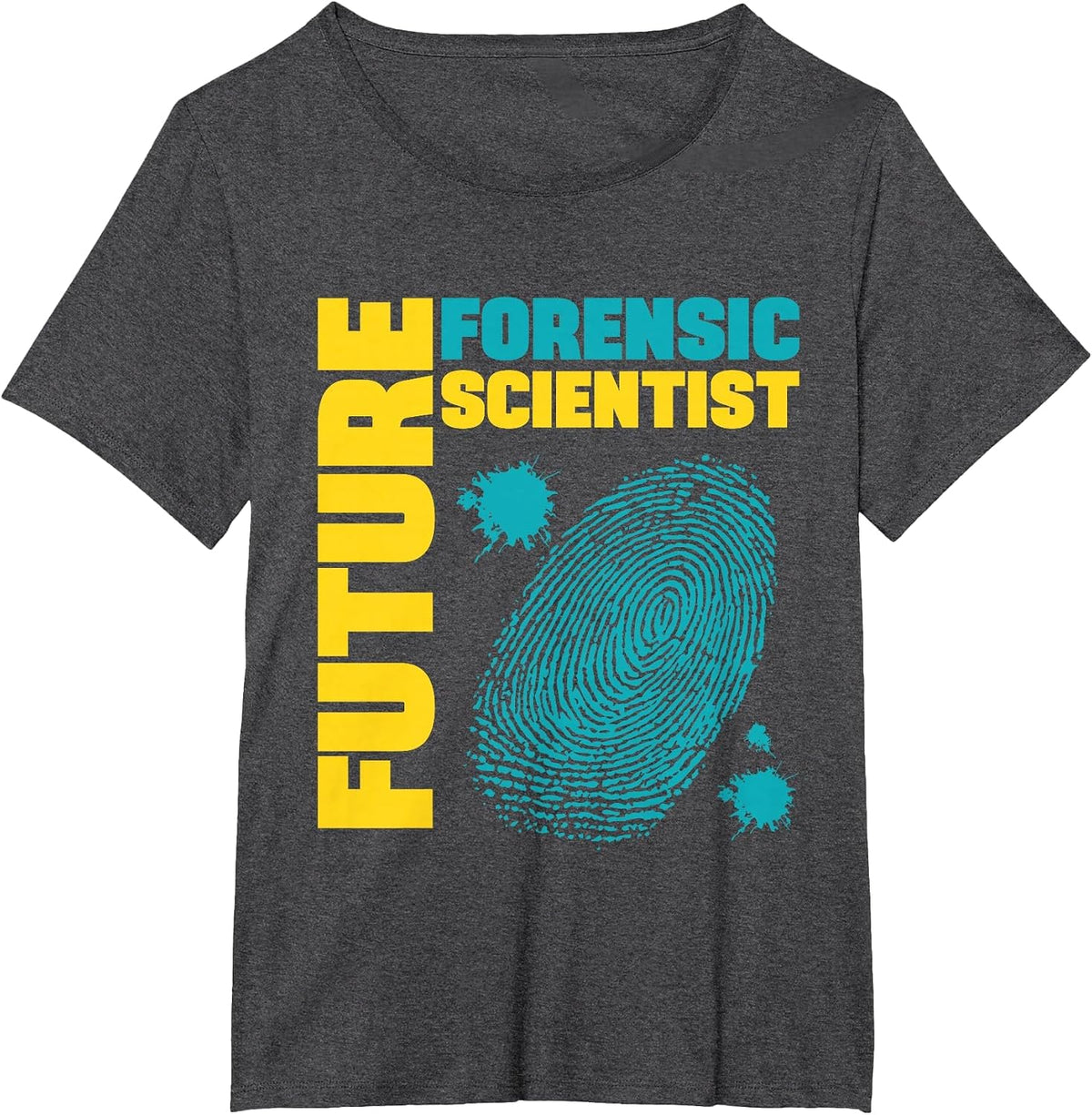 Future Forensic Scientist, Forensic Researcher T-Shirt - Dark Heather Grey